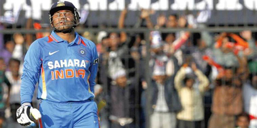 Virendra Sehwag against west indies hitting double century