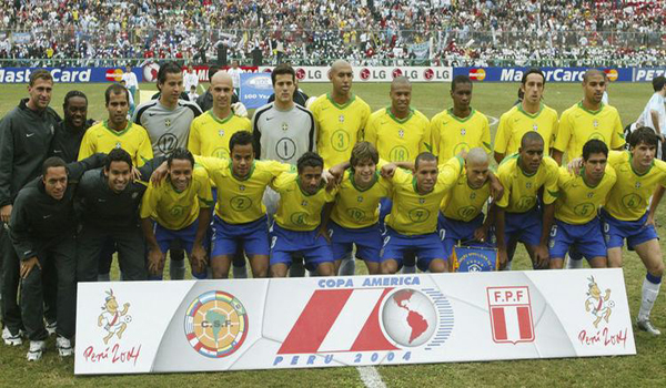 Brazil vs Argentina copa america final 2004