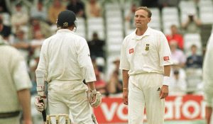 Mike Atherton and Allan Donald