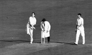 jim laker- 19 wickets taker in a test match