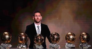 Messi with six ballon d'or