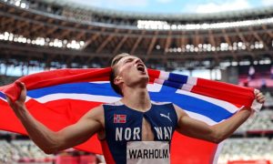 Tokyo 2020: Norway's Warholm breaks his own world record, wins gold in 400-meter hurdles