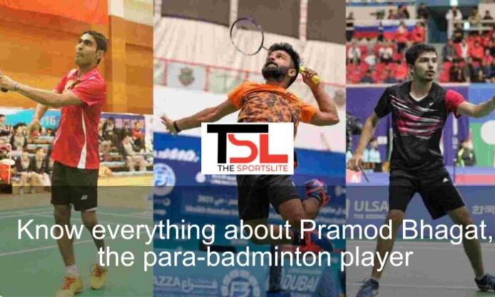 Pramod Bhagat the para-badminton player