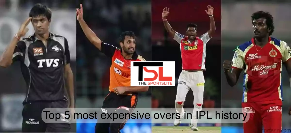 Top 5 most expensive overs in IPL history
