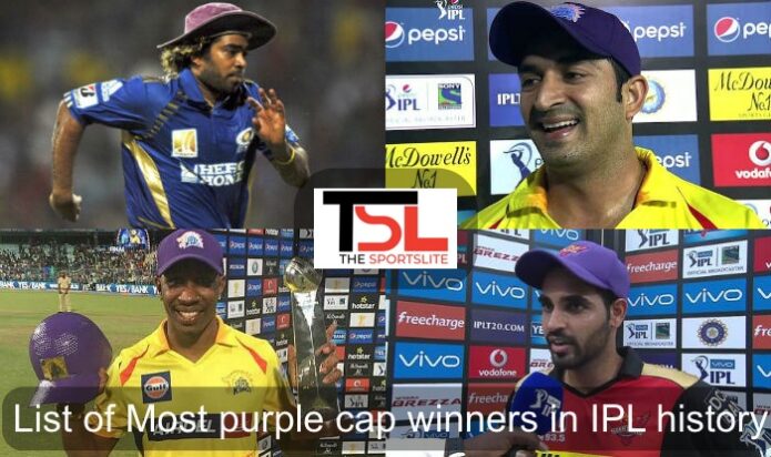 list of most purple cap winners in IPL history