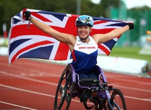 Cockroft after winning the gold medal