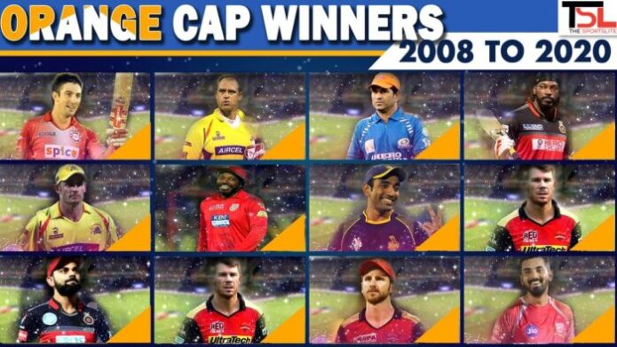 List of All the Orange Cap winners in IPL History