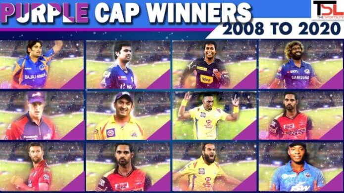 List of All the Purple Cap Winners in IPL history