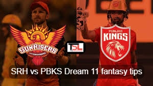 SRH vs PBKS Dream 11 fantasy tips