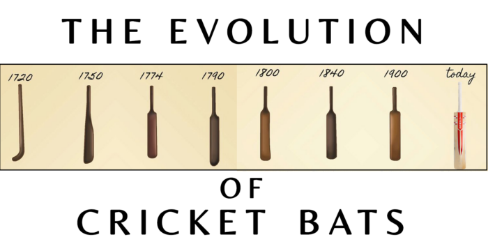 The evolution of cricket bats