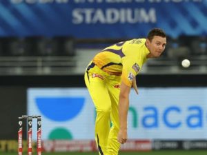 IPL 2021 Match 44, CSK vs SRH-Man of the Match award- Josh Hazlewood