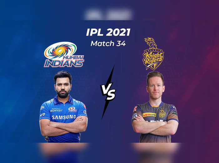 IPL 2021 Match 34, MI vs KKR