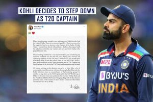 Virat Kohli steps down as T20 captain