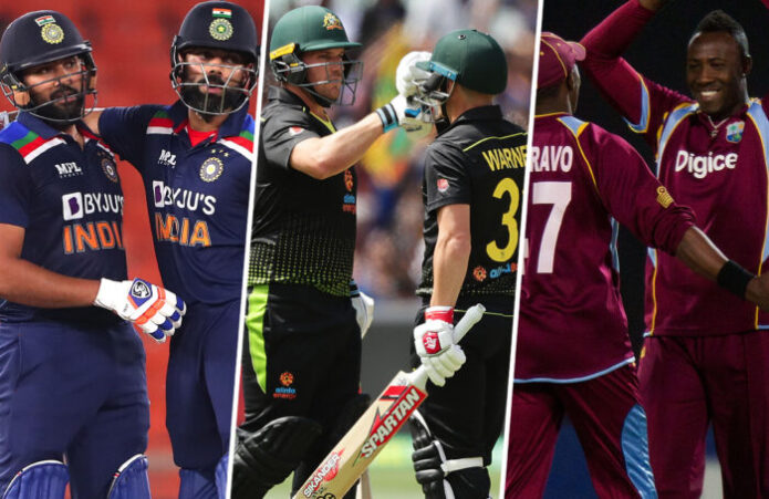 5 teams with most wins in t20i