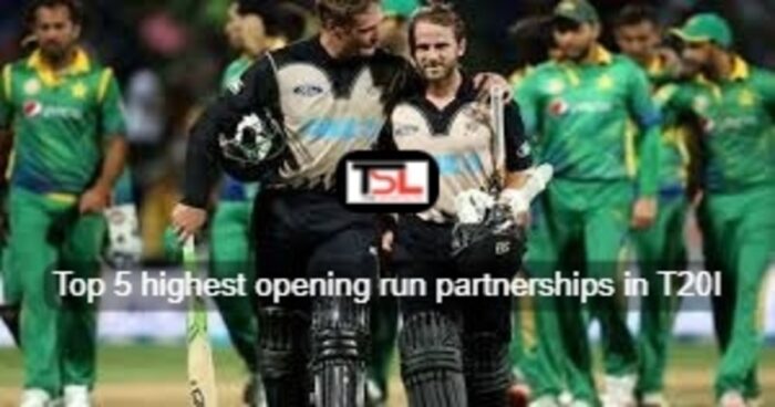 Top 5 highest opening run partnerships in T20I