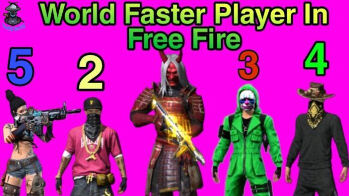 fastest free fire player in the world in 2023