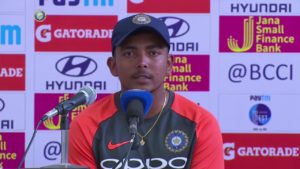 Prithvi Shaw Net Worth