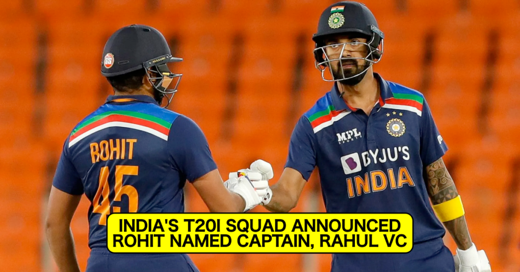 India squad for New Zealand T20Is announced.