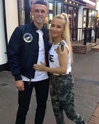 Rebecca Cooke with Foden - Phil Foden's girlfriend