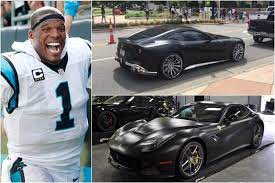 Cam Newton With His Cars