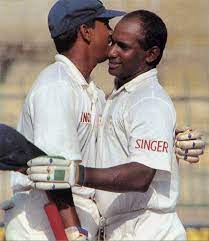 Sanath Jaysuriya and Roshan Mahanama