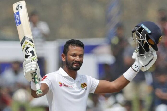 Dimuth Karunaratne of Sri Lanka