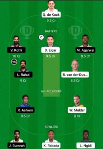 India vs South Africa Dream11 Predictions