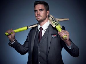 Kevin Pietersen for a photoshoot