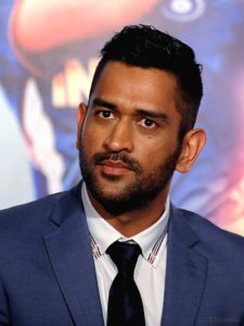 MS Dhoni during his biopic press conference 