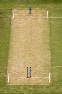 A cricket pitch