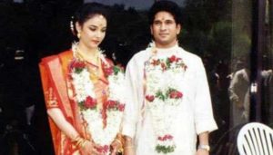 Sachin Tendulkar is one of those Indian cricketers who is younger than their wives