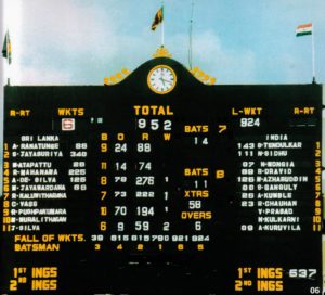 Sri Lanka tops the list of top 10 highest team scores in test Cricket.