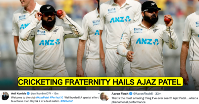 Twitter Explodes As Indian Born Ajaz Patel Took 10 Wickets