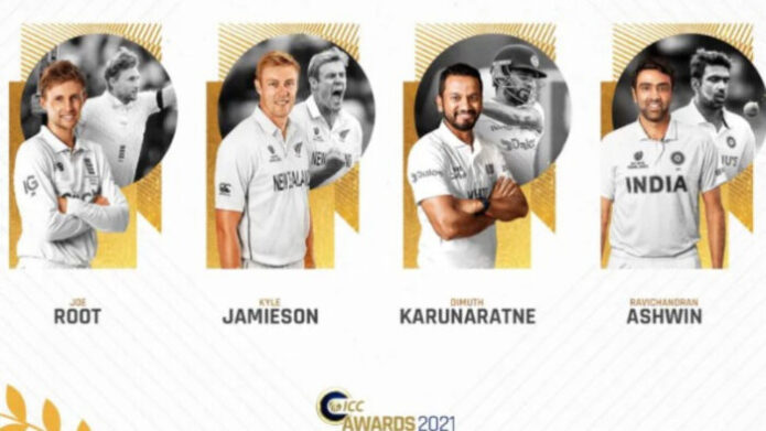 ICC Awards: Ashwin, Root, Jamieson, Karunaratne Nominated For Men's Test Player Of The Year 2021