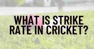 How to calculate the batting strike rate?