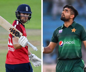 Babar Azam and Dawid Malan