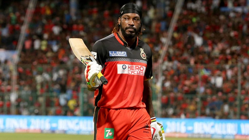 Chris Gayle 107 runs