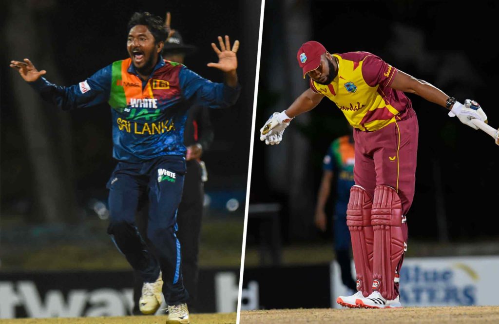 Akila Dhanjaya had a bittersweet outing against West Indies