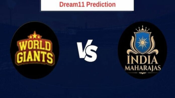 India Maharajas Vs World Giants, Dream 11 Fantasy Prediction, Playing XI, Pitch Reports, And Other Updates