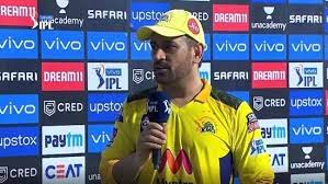 MS Dhoni in post match presentation