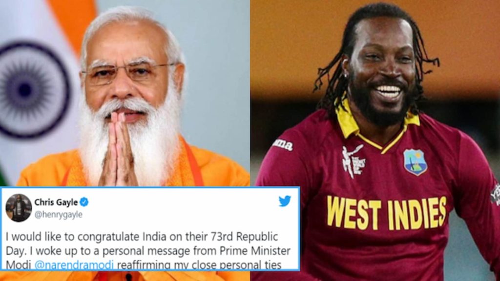How International Cricket players respond to Modi's personalised Republic Day greetings letter
Chris Gayle