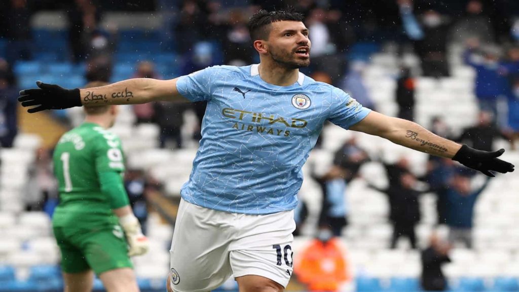 Sergio Aguero-  players with most goals in Premier League 