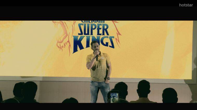 MA Dhoni in the Hotstar Special- Roar of the Lions