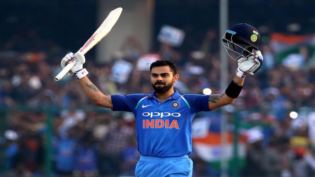 Kohli has the most number of centuries than any other Indian ODI Skipper till date