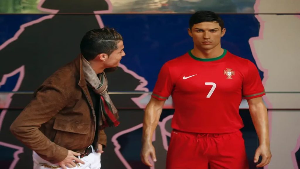 waxwork of cristiano ronaldo