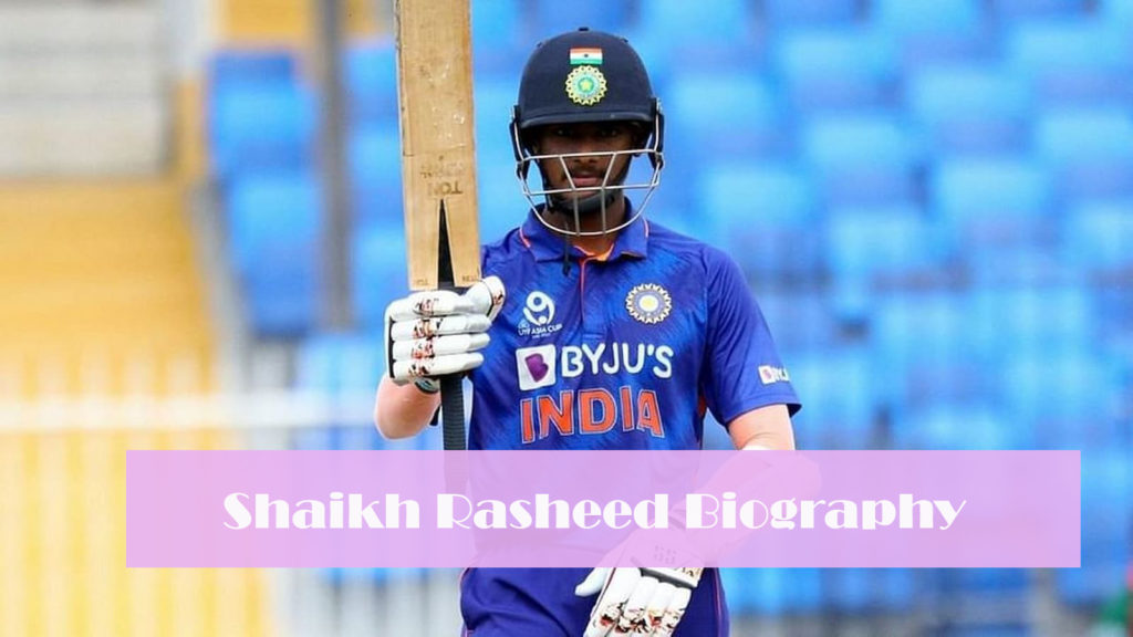 Shaik Rasheed Age, Net Worth 2024, IPL Price, Height, Girlfriend ...