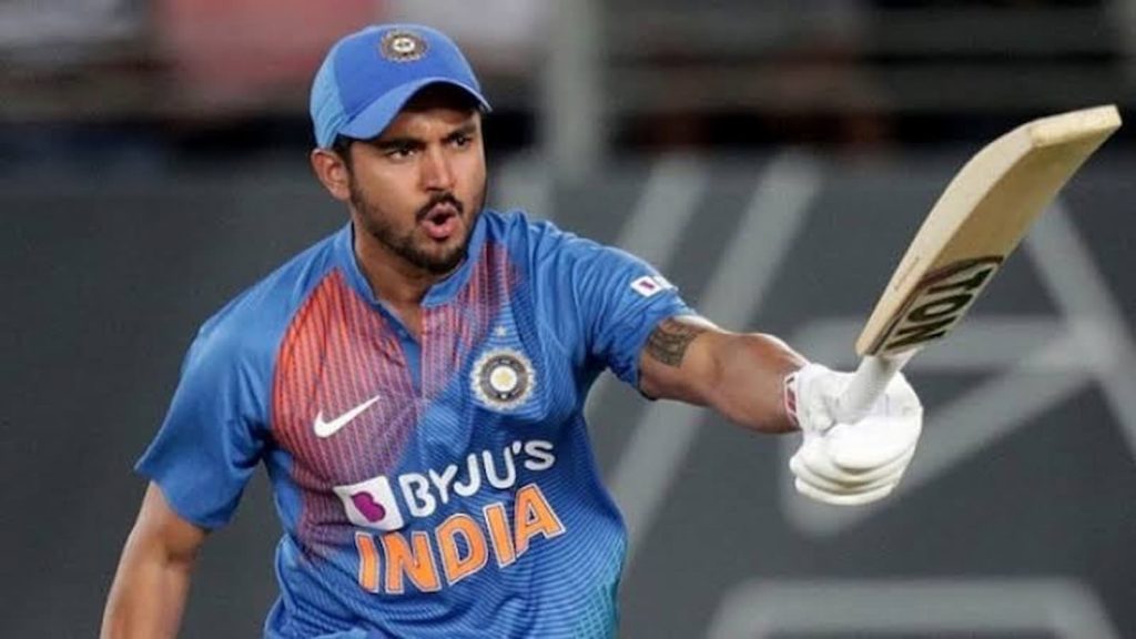 Manish Pandey in T20I match