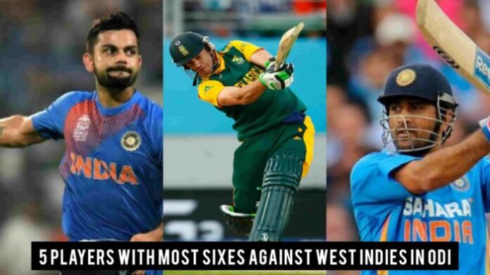 5 players with most sixes against west indies in ODI: 3 Indians included
