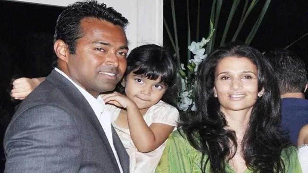 Leander Paes and family