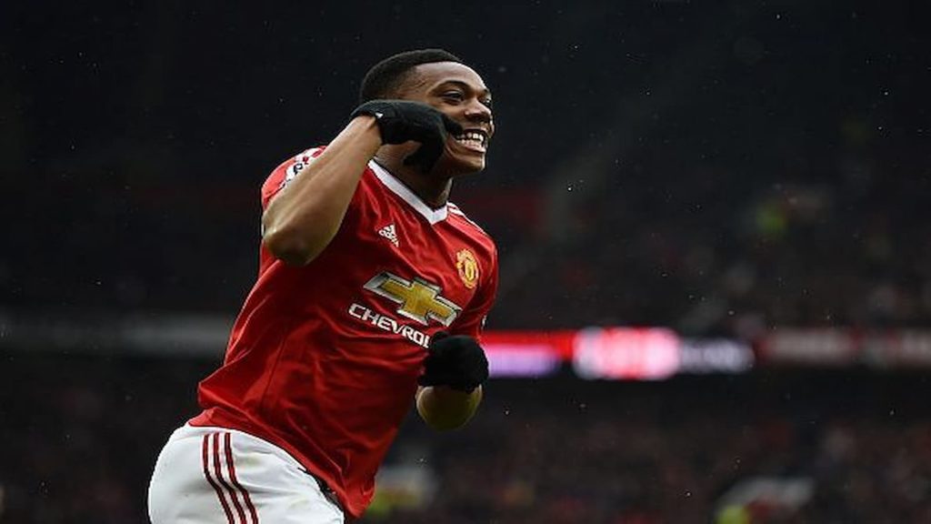 Anthony Martial- Highest Paid Forwards in Premier League
